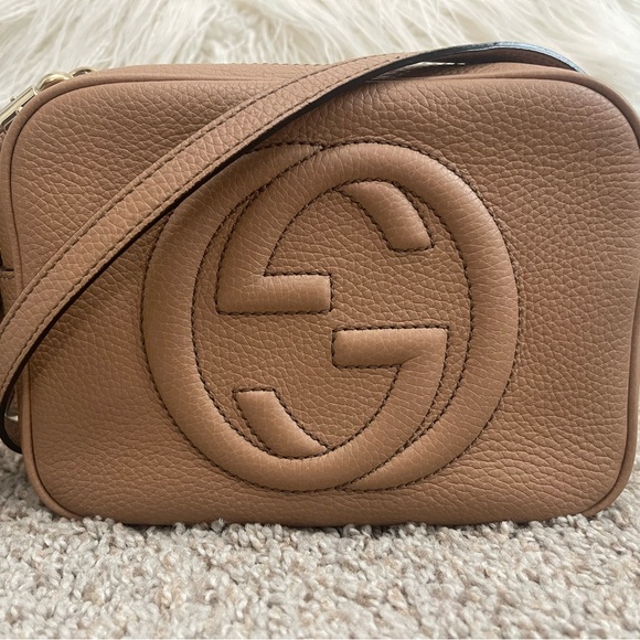 Gucci soho tan crossbody bag